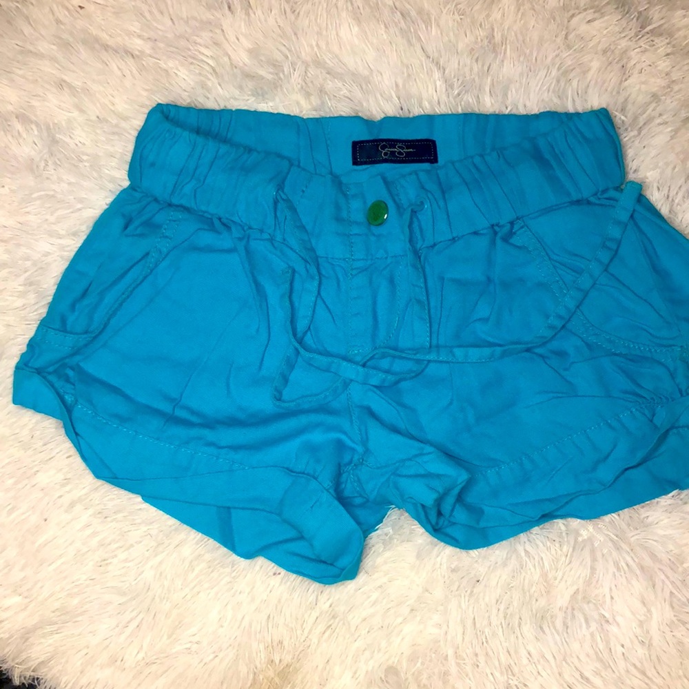 Blue Shorts, tight